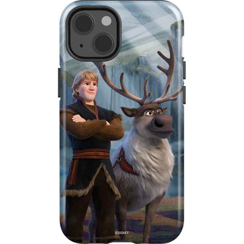 Disney Frozen II Kristoff and Sven iPhone 15 Impact Case